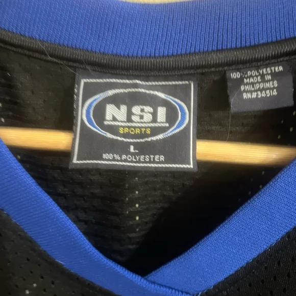 Dallas Mavericks Dirk Nowitzki 41 Mens Large Jersey NSI National Athletic sports - Picture 4 of 5